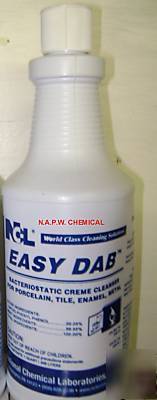 Easy dab bacteriostatic creme cleanser liquid (1QT)