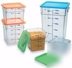 Food storage container 8QT square clear - 8SFSCW