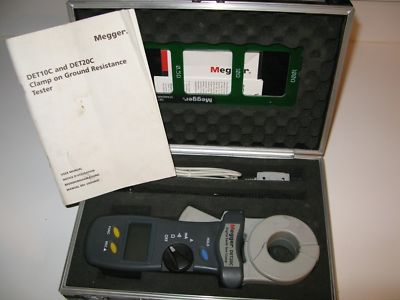 Megger DET20C clamp on ground resistance tester