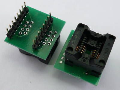 1X mini adapter socket SOP8 SSOP8 > DIP16 zif adapter