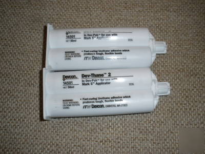 2 devcon dev-thane 2 light gray 50ML cartridges 14501