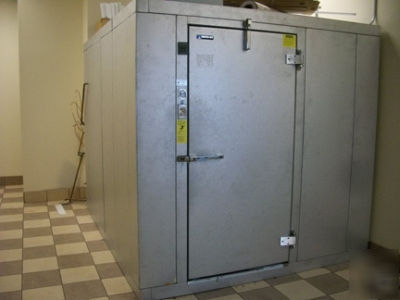 8' x 10' masterbilt freezer with a floor, remote compre