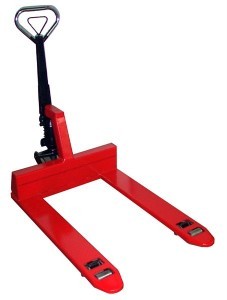 Heavy duty low profile 4-way -transpaleta perfil bajo