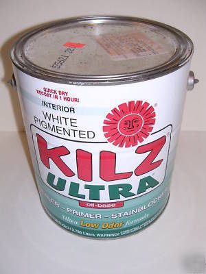 Primer kilz ultra oil base low odor stain blocker seals