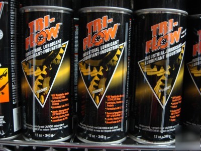 New 3-12OZ tri flow industrial lubricant aerosol can 