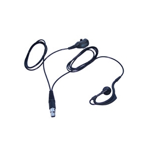 New mckay plug and play 2 wire earhook w/ mic & ptt