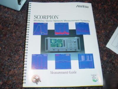 Anritsu MS4622A network analyzer 10 mhz to 3 ghz extras