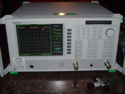 Anritsu MS4622A network analyzer 10 mhz to 3 ghz extras