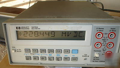Hp/agilent 3478A multimeter calibrated