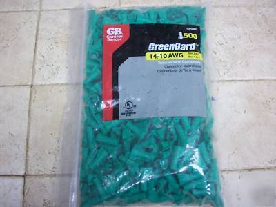 New 500 gardner bender wing twist green wire connectors 