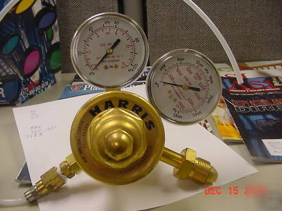 New harris 9200 nc 1P 580 regulator - 15PSI gauge setup