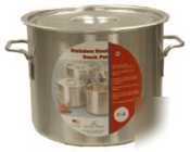 Tri-ply stainless steel stock pot w/o cover - 16 qt