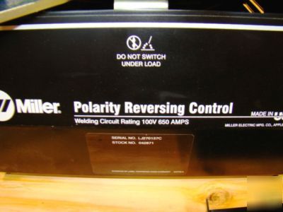 2009 miller polarity reversing control unit 042871