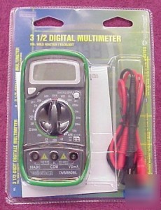 Digital multimeter DVM850BL ac dc volts dc current ohm
