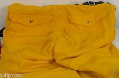 Globe turnout gear bunker pants nomex aramid size 34