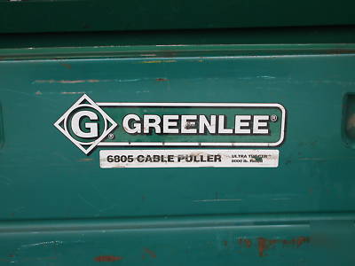 Greenlee 6805 deluxe cable puller
