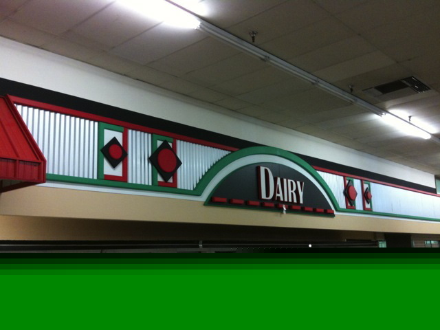 Large dairy sign HES240-2 #EH240