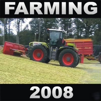 Mega farming film packet 2008 tractor britains 14X dvd