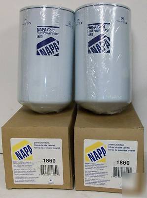 Napa gold series hydraulic fluid filter pair 1860