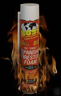 Boss 813 expanding firestoping foam cfc free 4-cans