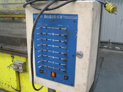 Chicago dries & krump 500 ton 34' hydraulic press brake