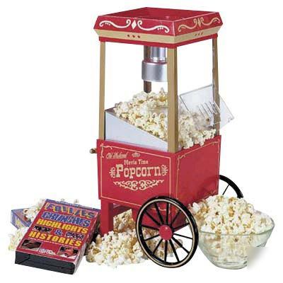 New nostalgia electrics mini movietime popcorn popper - 
