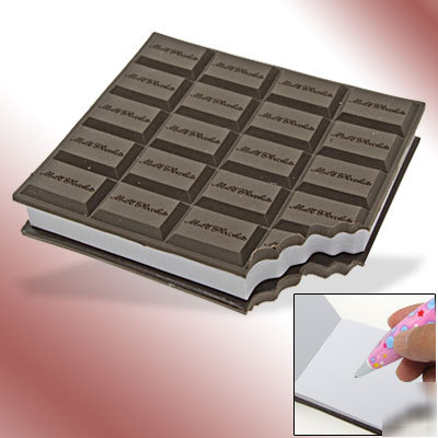 Portable original color printed chocolate notebook