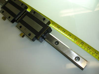 Thk 34 inches HSR30LA linear rails w/ 4 bearing blocks