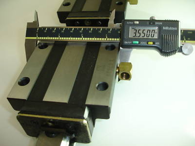 Thk 34 inches HSR30LA linear rails w/ 4 bearing blocks