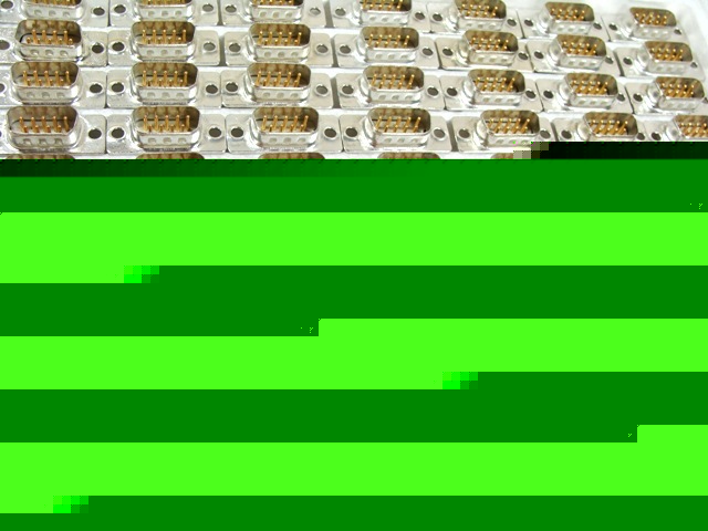 Tray of 70 - male DB9 d-sub solder cup connector db-9