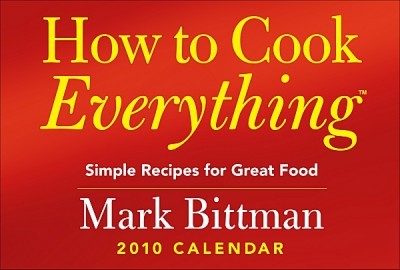 New how to cook everything calendar 2010 