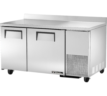 True twt-60-32| deep refrigerator 2 door work top|