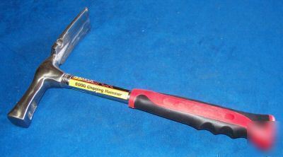 Tubular steel 600GRM brick chipping hammer - soft grip