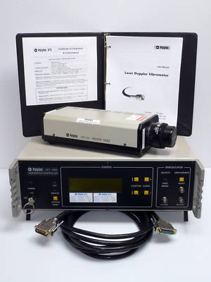 Complete polytec laser vibrometer system ofv 3000/302