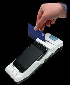 Credit card terminal swiper for iphone