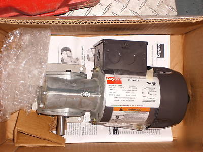 Dayton right angle gear motor, mod.1XFZ2