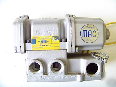 Mac #581-f-01-2 single operated solenoid valve (u) W2/1