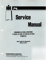 Farmall models 200 230 240 engine & fuel service manual