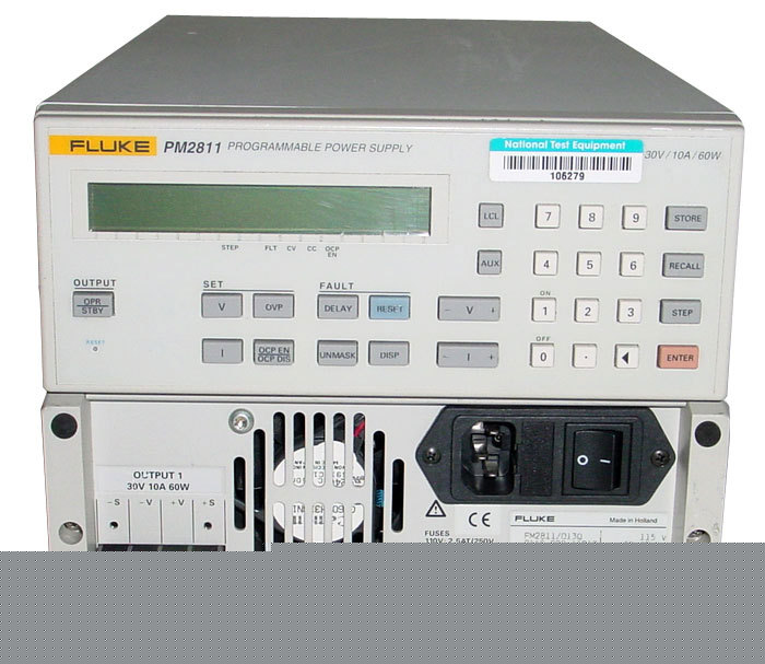 Fluke PM2811 opt 113 60W programmable dc power supply 