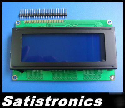 HD44780 20X4 lcd module blue backlight+free pin header