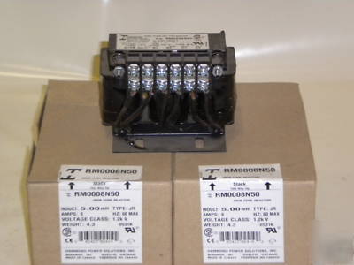 Hammond line reactor RM0008N50 8A 8 amp 1.2KV 5MH core