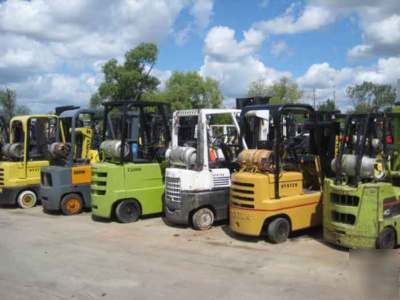 Hyster or clark or komatsu or white or yale fork lift