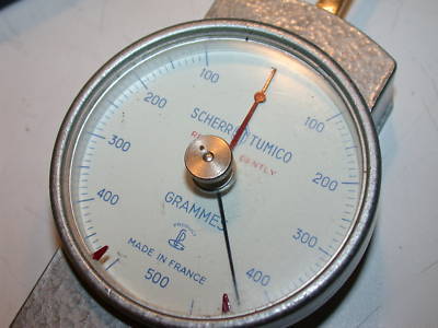 Scherr tumico 100 to 500 gram tension force gauge 