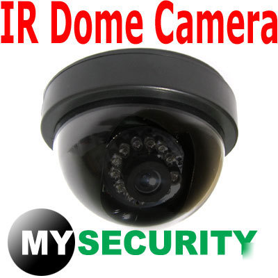 Cctv security ccd dome camera day night vision, ir led