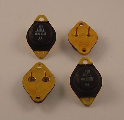 1N2833B zener diode 62V 50W to-3 (lot of 4)