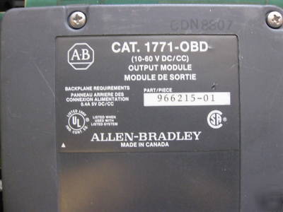 Ab plc-5/40 system w/co-proc DMC4 & io mod. excellent 