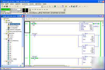 Ab plc-5/40 system w/co-proc DMC4 & io mod. excellent 