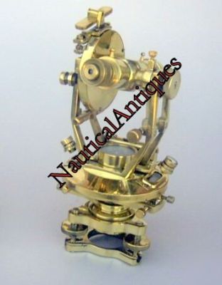 Brass theodolite,survey,nautical,instrument,marine,gift