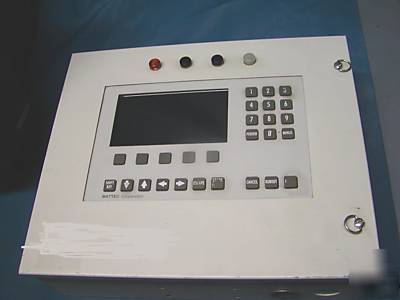 Mattec data system, plastic injection, $250,000 system