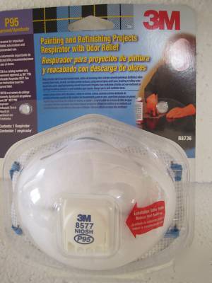 3M R8736 odor relief respirator wood painting finishing